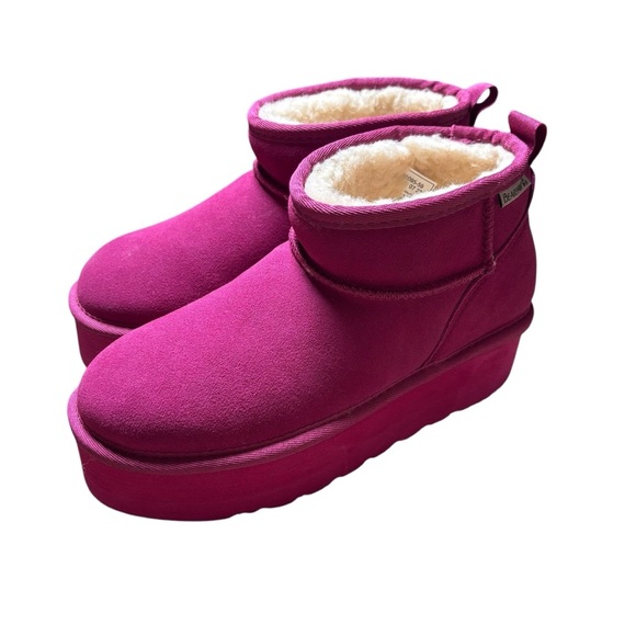 BearPaw Shoes - Bearpaw Retro Shorty Water Repellent Platform Boot (Women)- Size 8